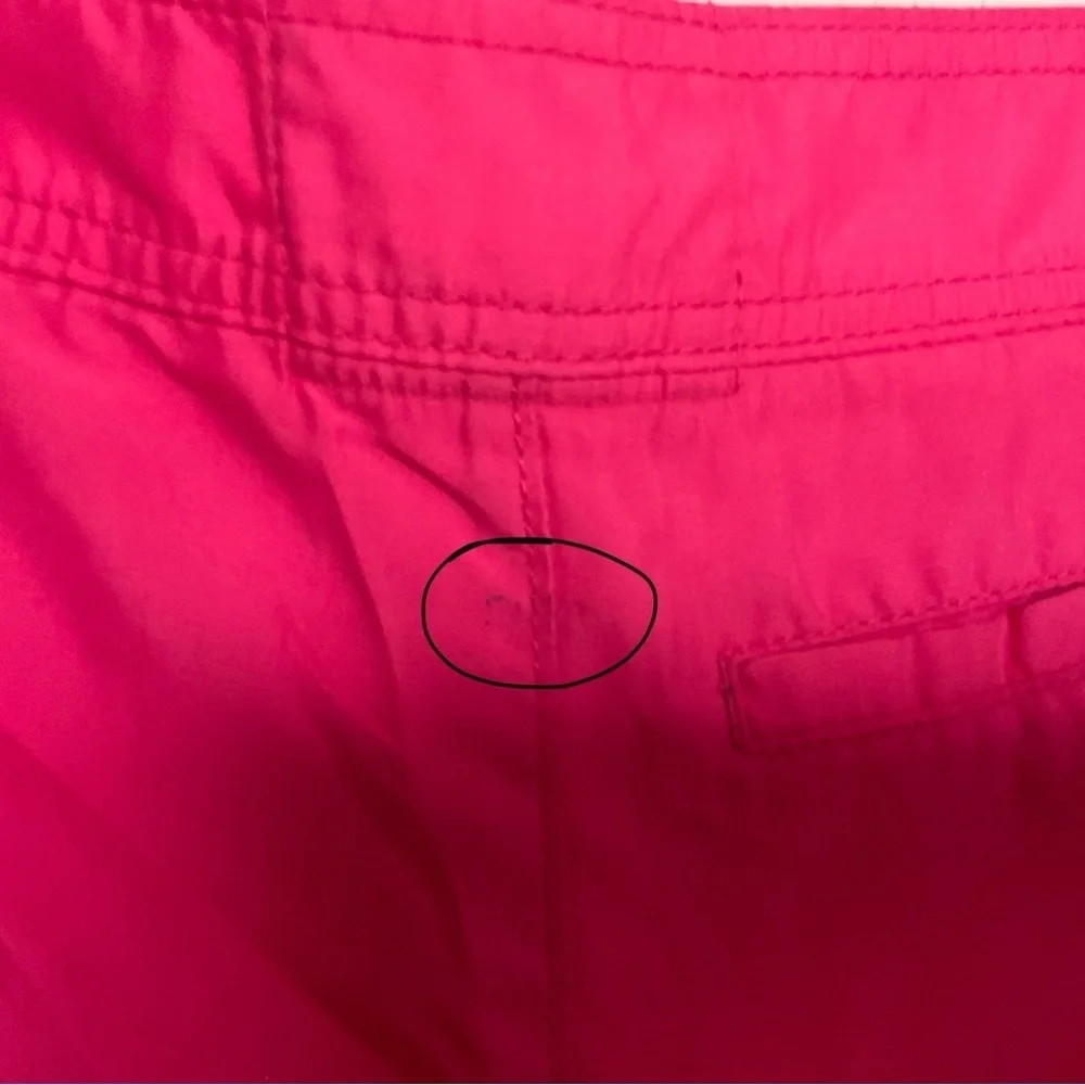 Abercrombie & Fitch Pink and White Swim Board Shorts